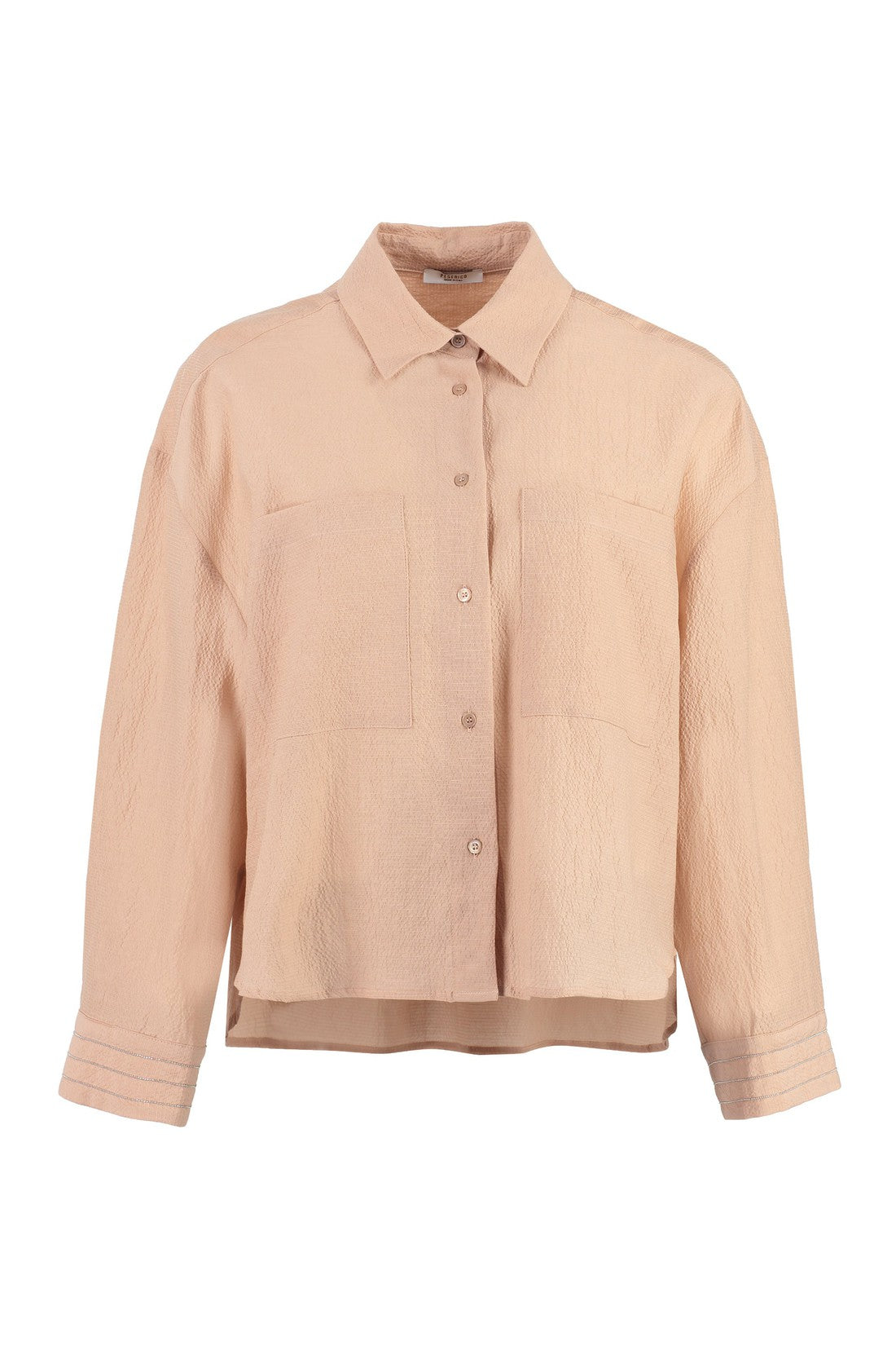Peserico-OUTLET-SALE-Silk-cotton blend shirt-ARCHIVIST