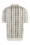 Dolce & Gabbana-OUTLET-SALE-Silk-knit polo shirt-ARCHIVIST