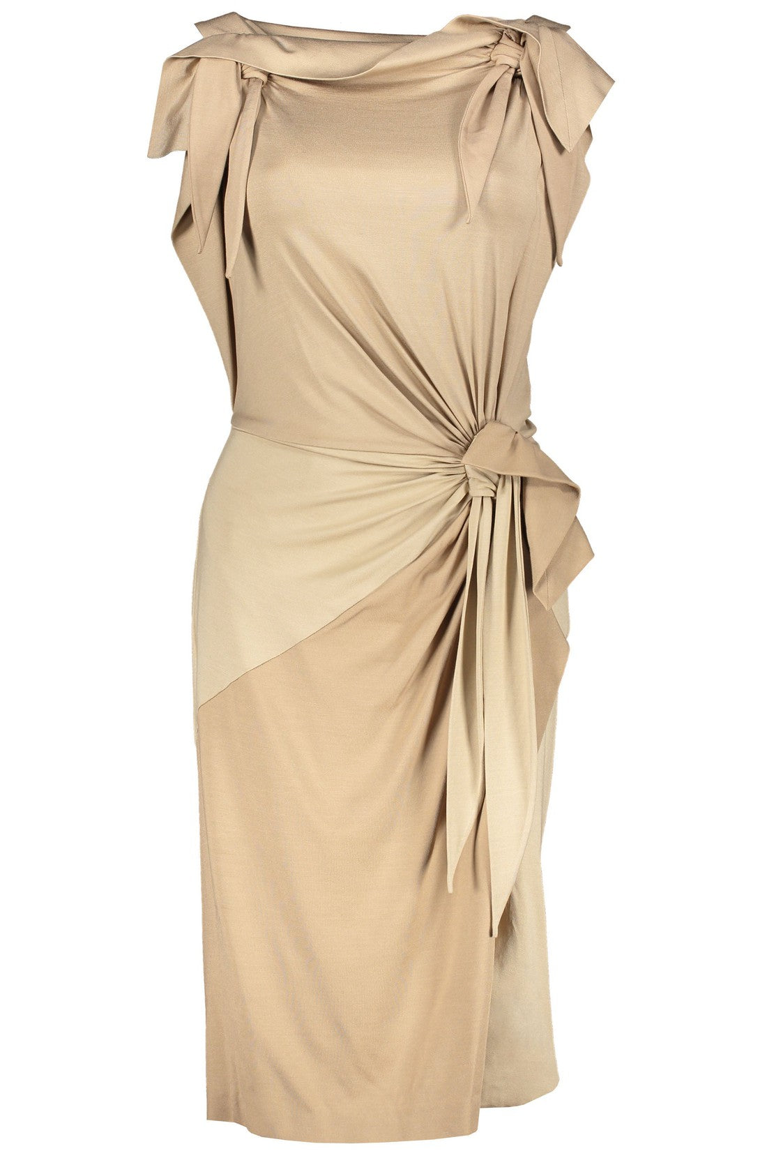 Burberry-OUTLET-SALE-Silk midi-dress-ARCHIVIST