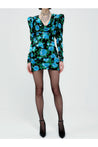 ALESSANDRA RICH-OUTLET-SALE-Silk mini dress-ARCHIVIST