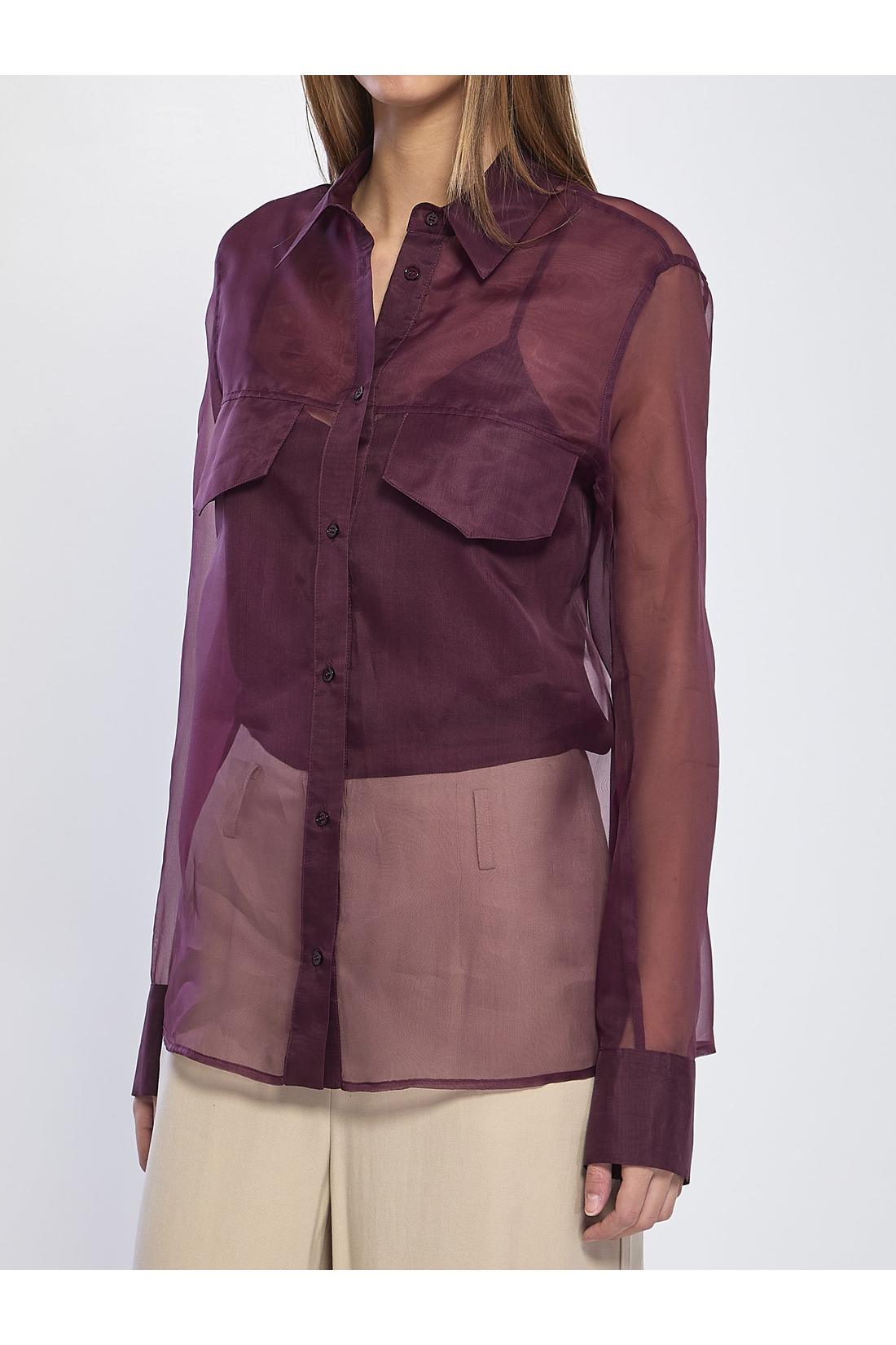Federica Tosi-OUTLET-SALE-Silk organza shirt-ARCHIVIST