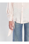 Balenciaga-OUTLET-SALE-Silk shirt with knotted cuffs-ARCHIVIST