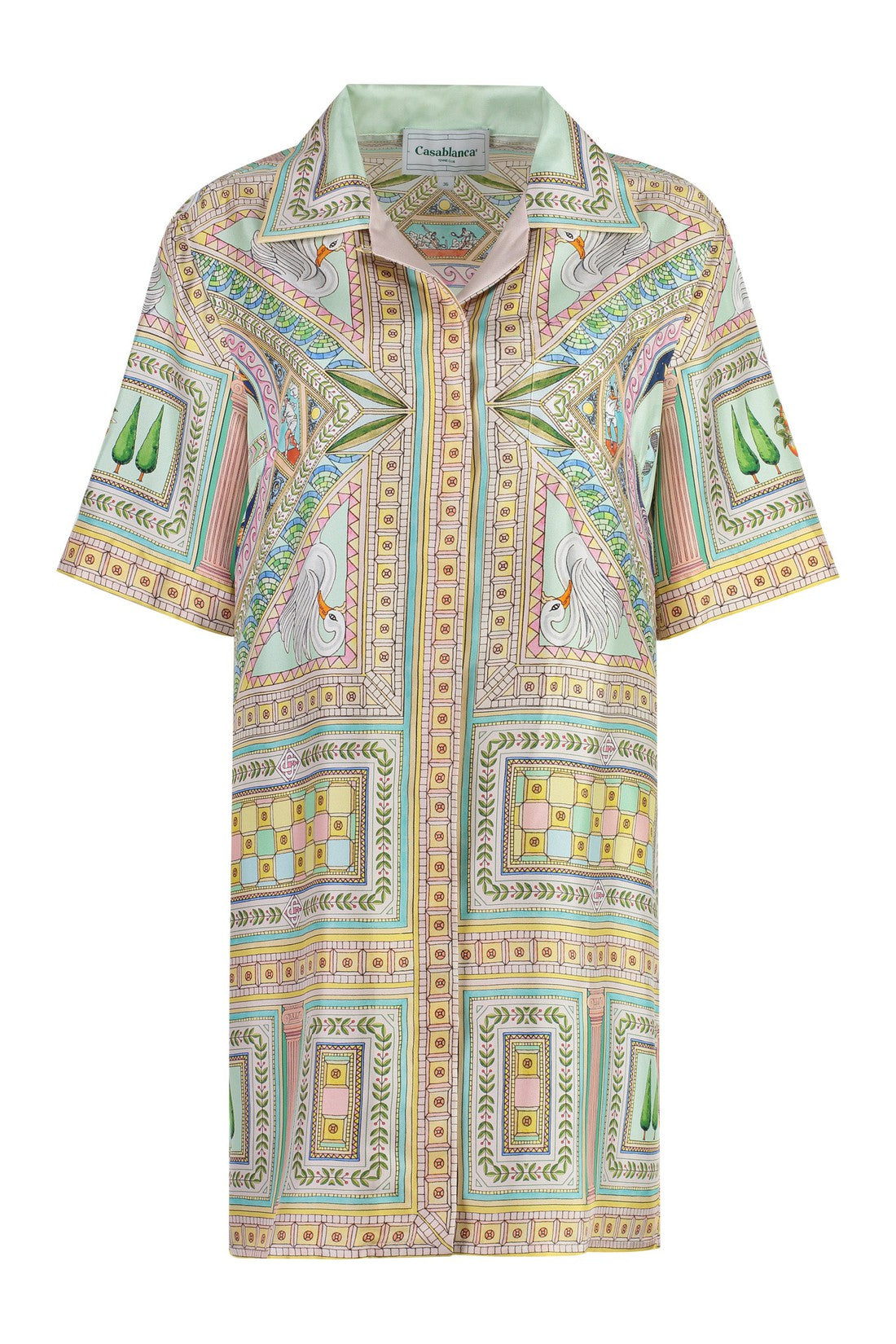 Casablanca-OUTLET-SALE-Silk shirtdress-ARCHIVIST
