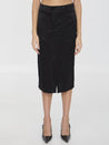 SAINT LAURENT-OUTLET-SALE-Silk skirt-ARCHIVIST