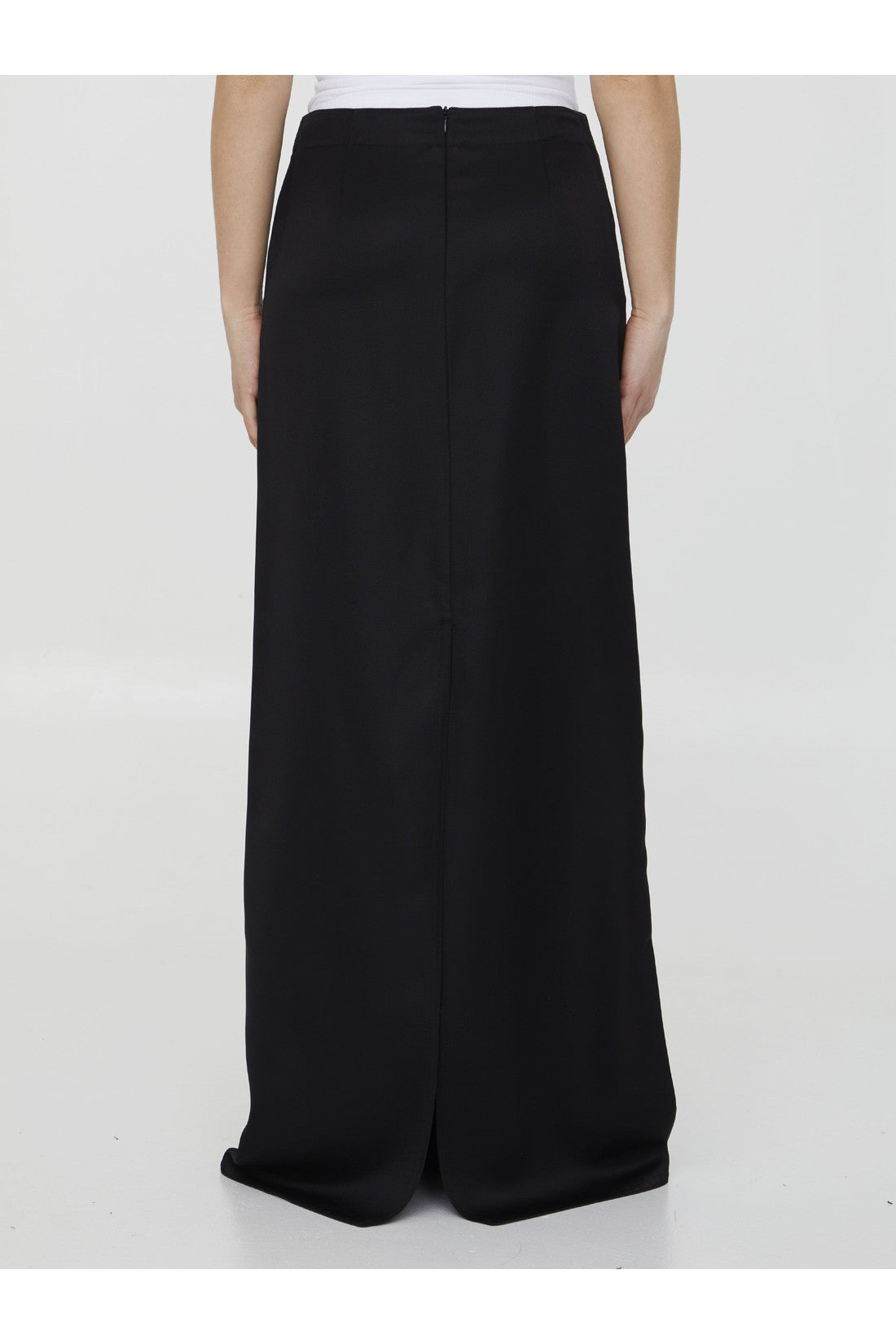 BOTTEGA VENETA-OUTLET-SALE-Silk twill skirt-ARCHIVIST