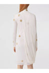 BURBERRY-OUTLET-SALE-Silk viscose dress with gold stars-ARCHIVIST