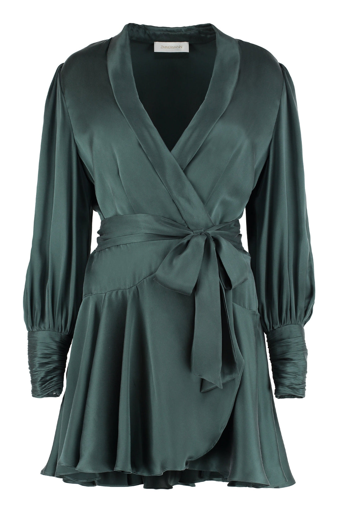 Zimmermann-OUTLET-SALE-Silk wrap-dress-ARCHIVIST