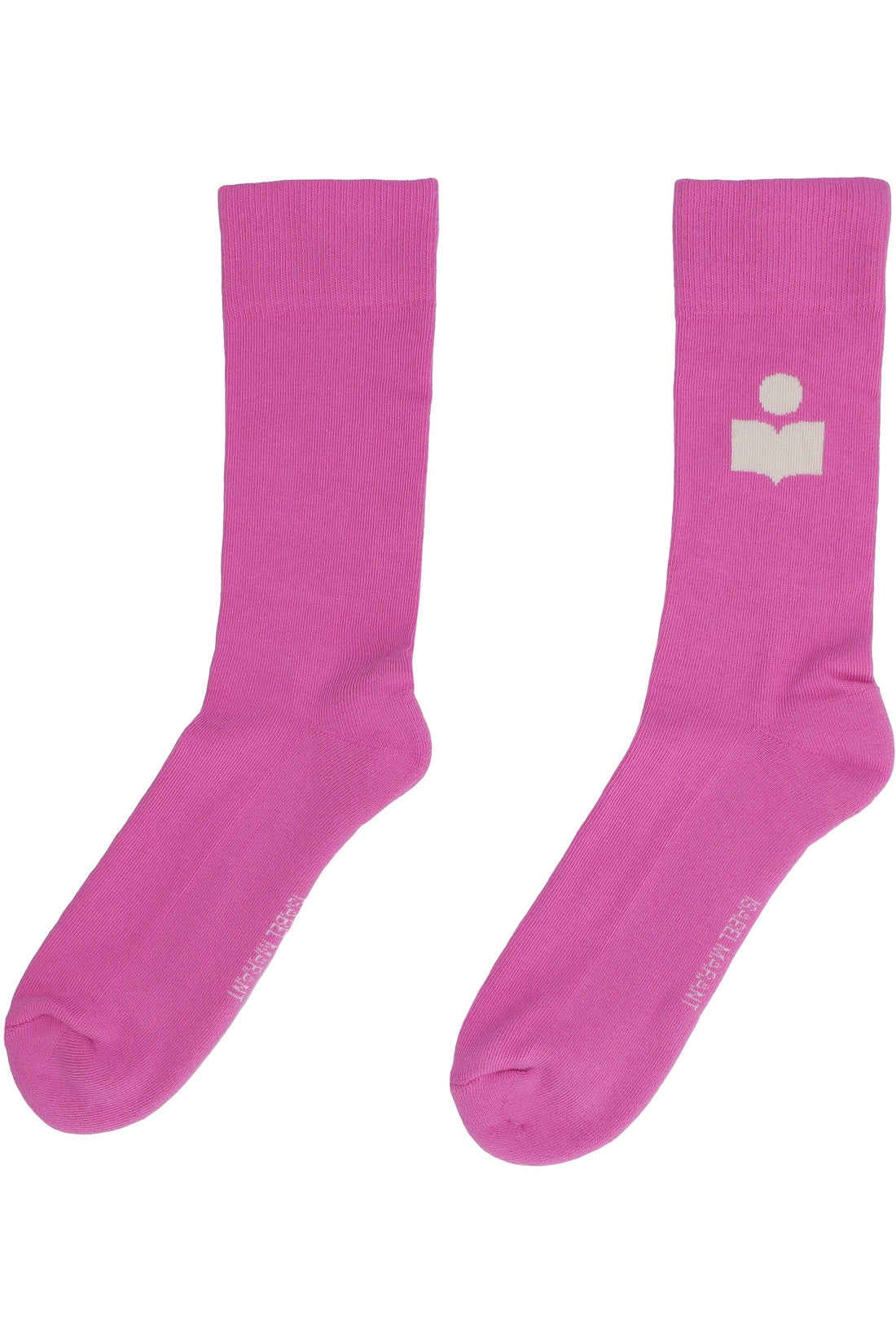 Isabel Marant Étoile-OUTLET-SALE-Silokih cotton socks with logo-ARCHIVIST