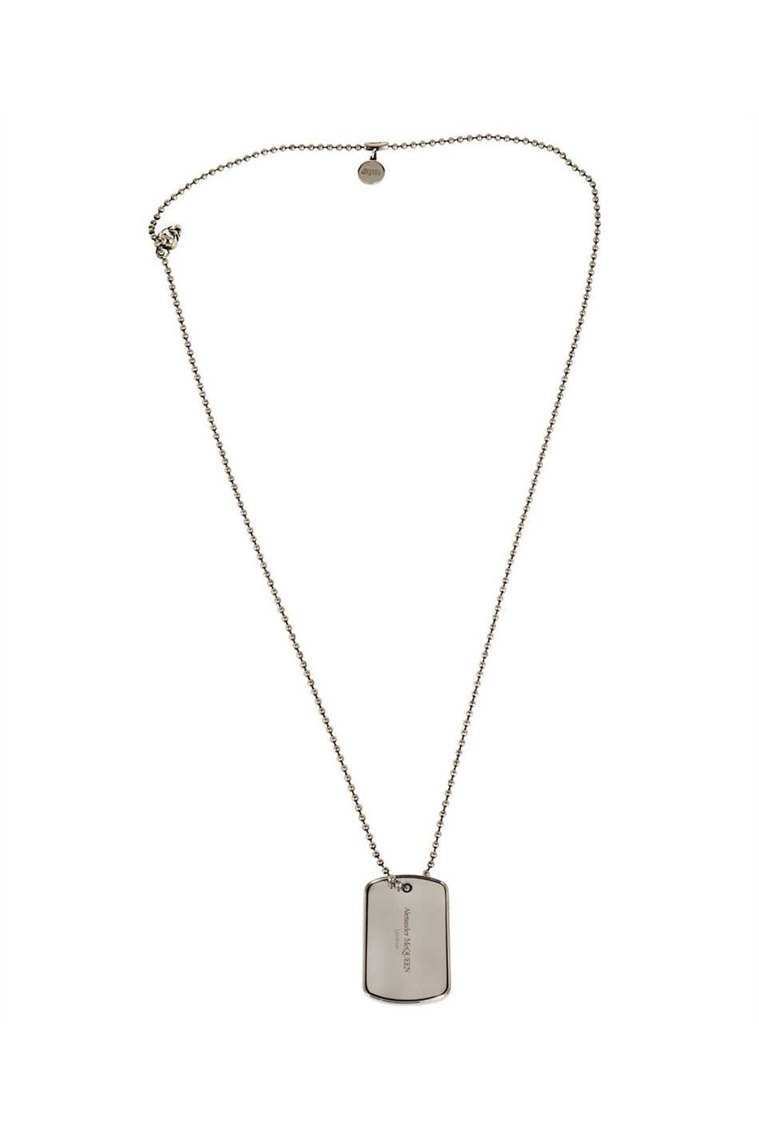 Alexander McQueen-OUTLET-SALE-Silver necklace-ARCHIVIST