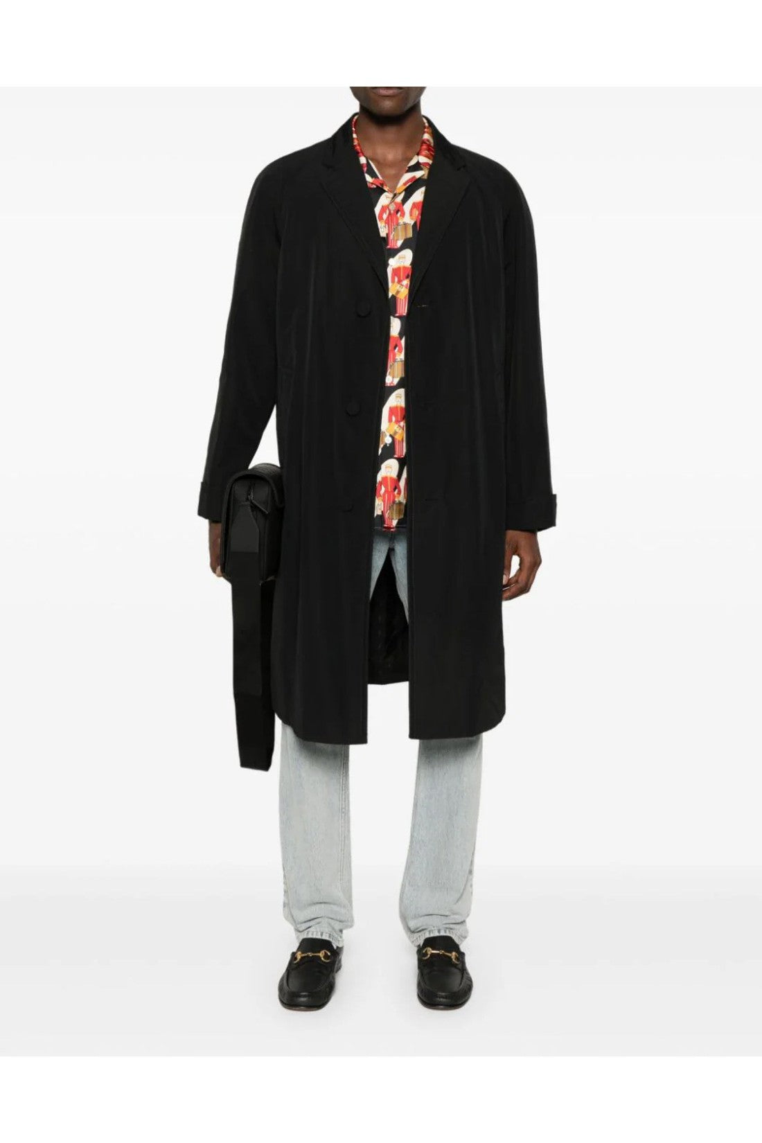 Gucci-OUTLET-SALE-Single-Breasted Cotton Poplin Coat-ARCHIVIST