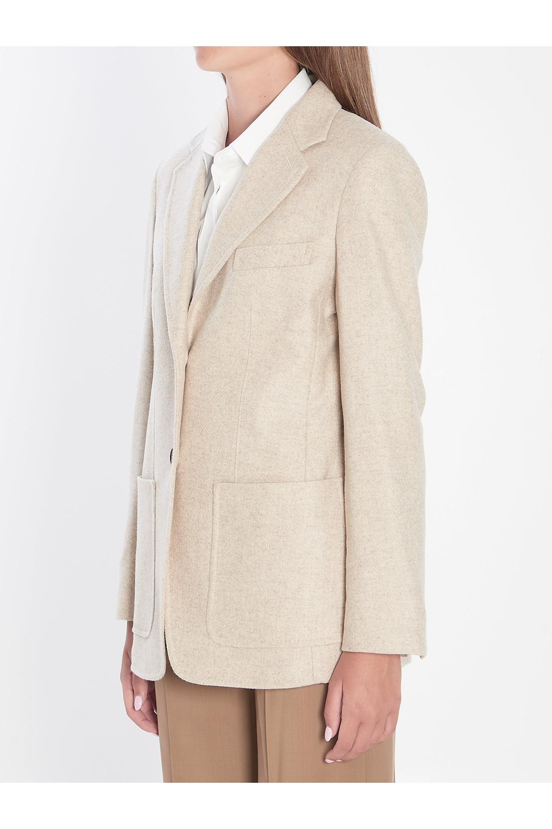 Max Mara-OUTLET-SALE-Single-breasted blazer in Shetland-ARCHIVIST