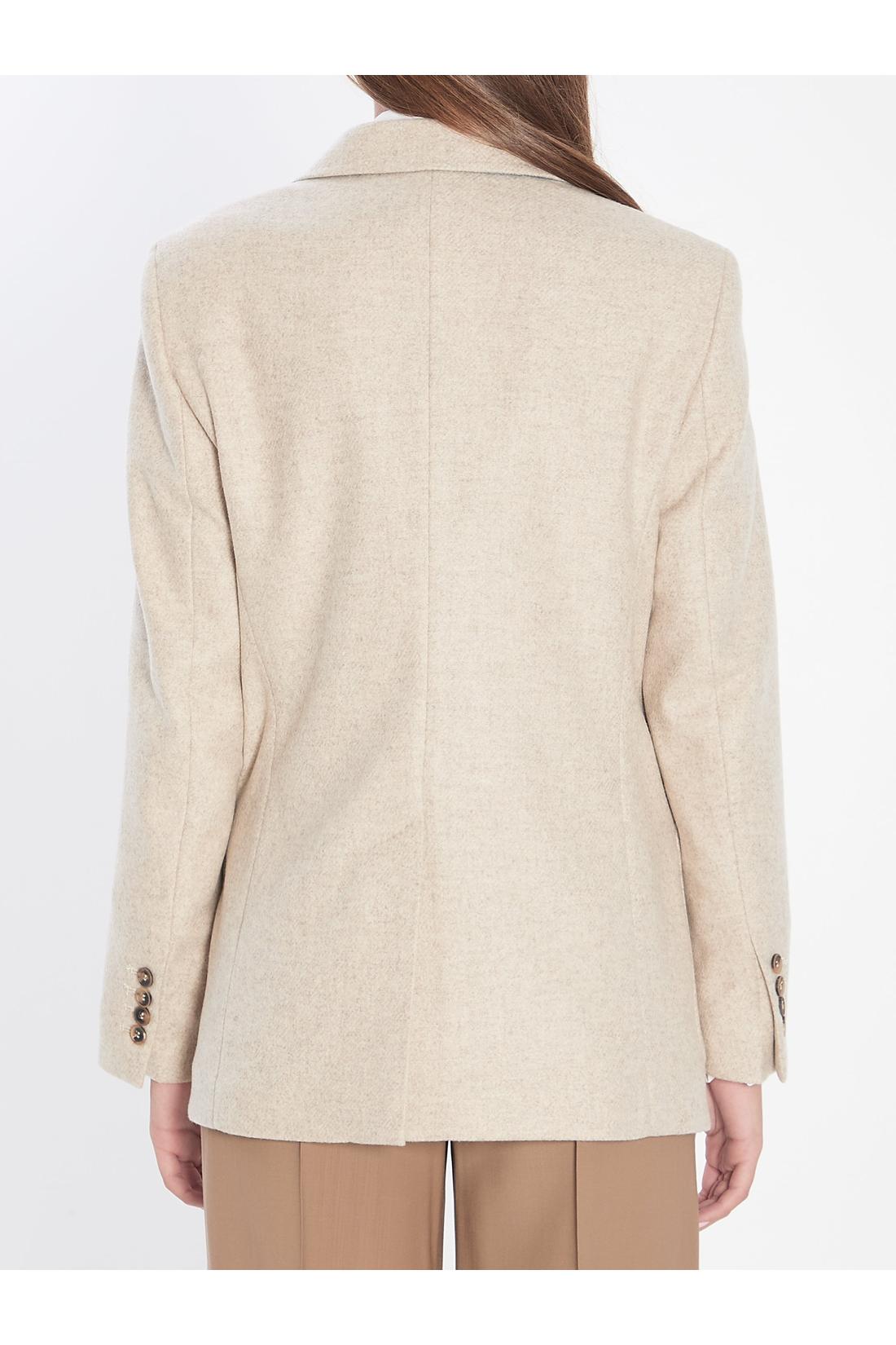 Max Mara-OUTLET-SALE-Single-breasted blazer in Shetland-ARCHIVIST