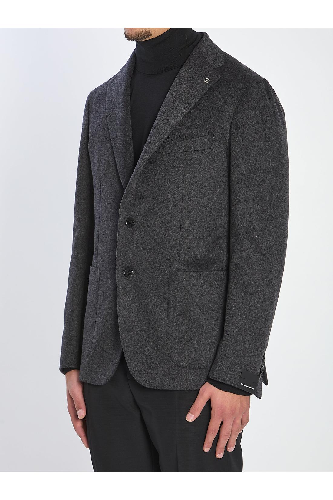 Tagliatore-OUTLET-SALE-Single-breasted cashmere jacket-ARCHIVIST