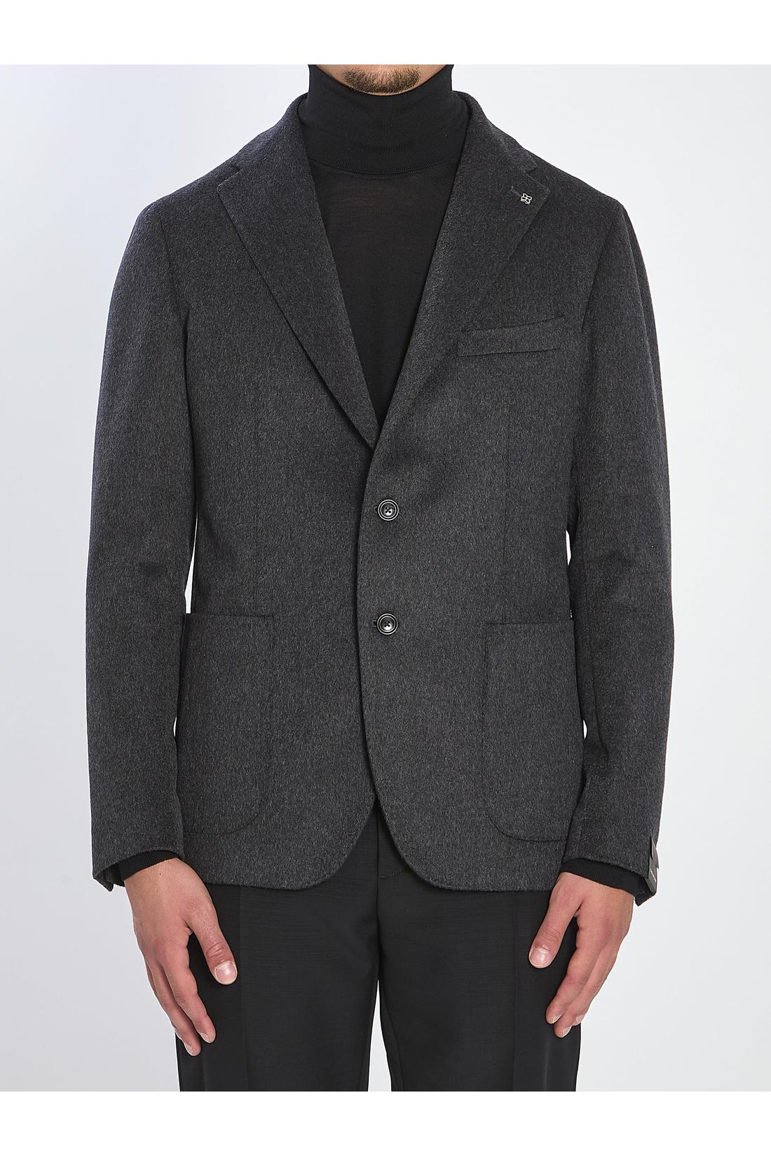 Tagliatore-OUTLET-SALE-Single-breasted cashmere jacket-ARCHIVIST
