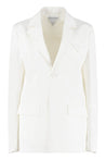 Bottega Veneta-OUTLET-SALE-Single-breasted cotton blazer-ARCHIVIST
