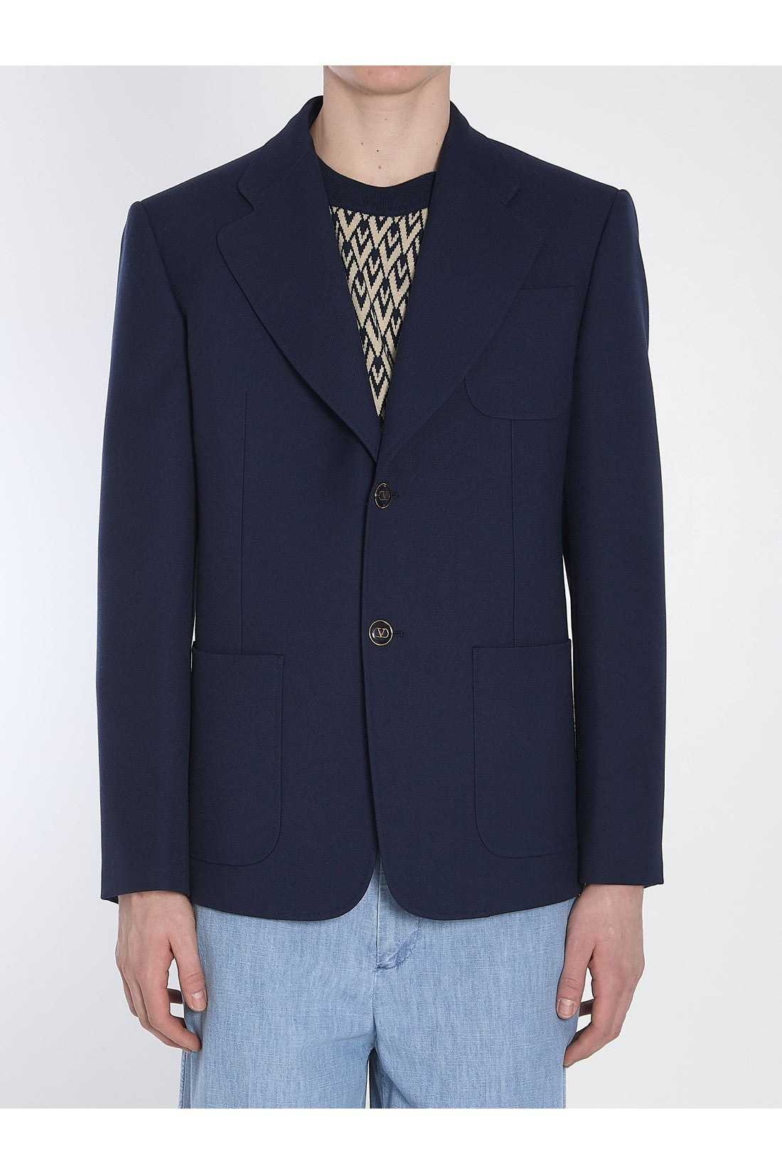 Valentino Garavani-OUTLET-SALE-Single-breasted jacket-ARCHIVIST