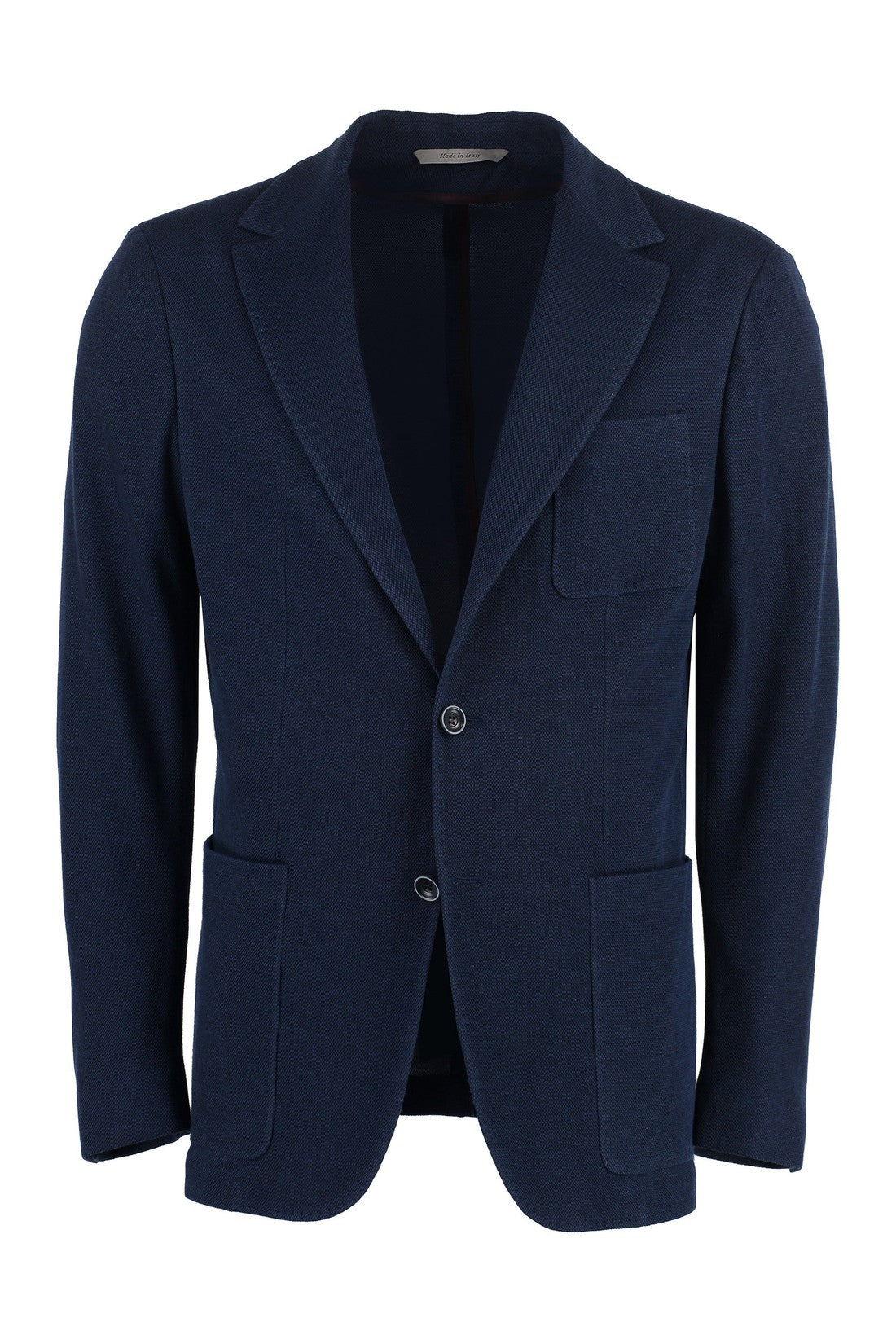 Canali-OUTLET-SALE-Single-breasted knit blazer-ARCHIVIST