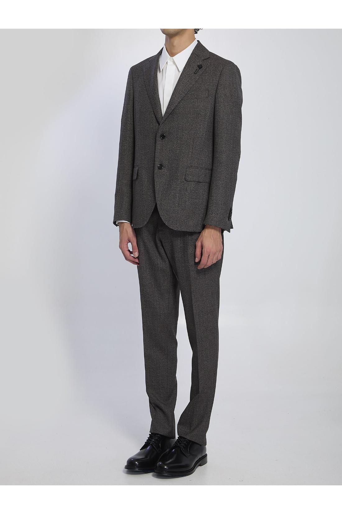 Lardini-OUTLET-SALE-Single-breasted suit in virgin wool-ARCHIVIST