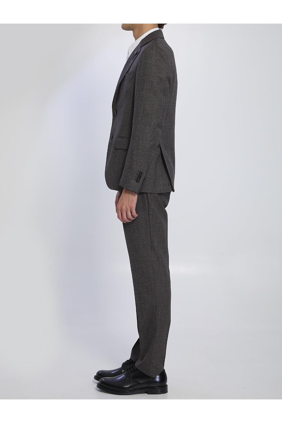 Lardini-OUTLET-SALE-Single-breasted suit in virgin wool-ARCHIVIST