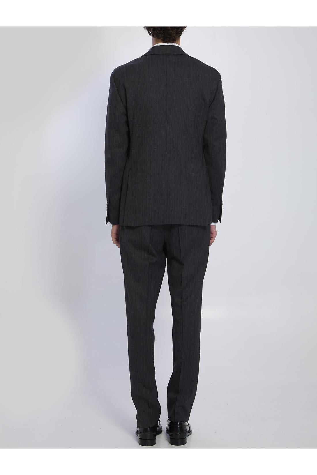 Lardini-OUTLET-SALE-Single-breasted suit in virgin wool-ARCHIVIST