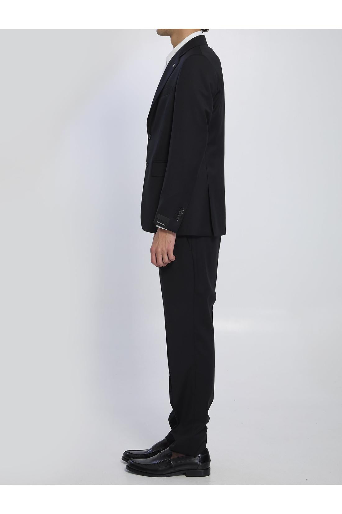 Tagliatore-OUTLET-SALE-Single-breasted suit in virgin wool-ARCHIVIST