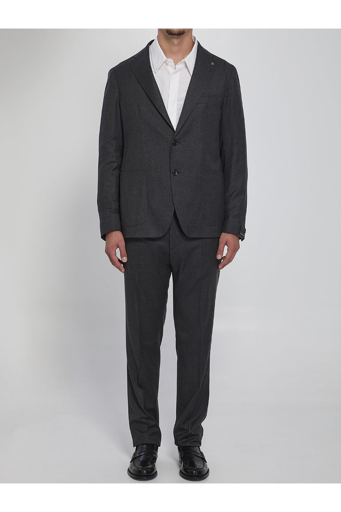Tagliatore-OUTLET-SALE-Single-breasted suit in wool and silk-ARCHIVIST