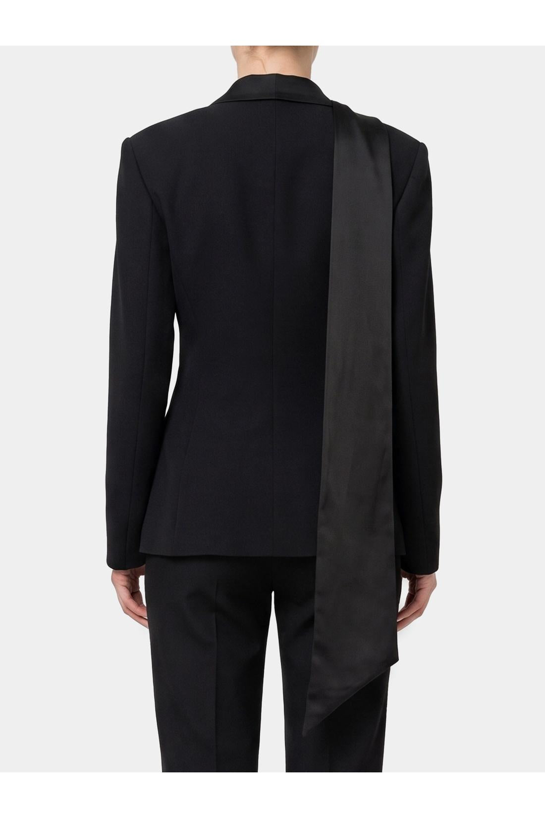 The Attico-OUTLET-SALE-Single-breasted tuxedo jacket-ARCHIVIST