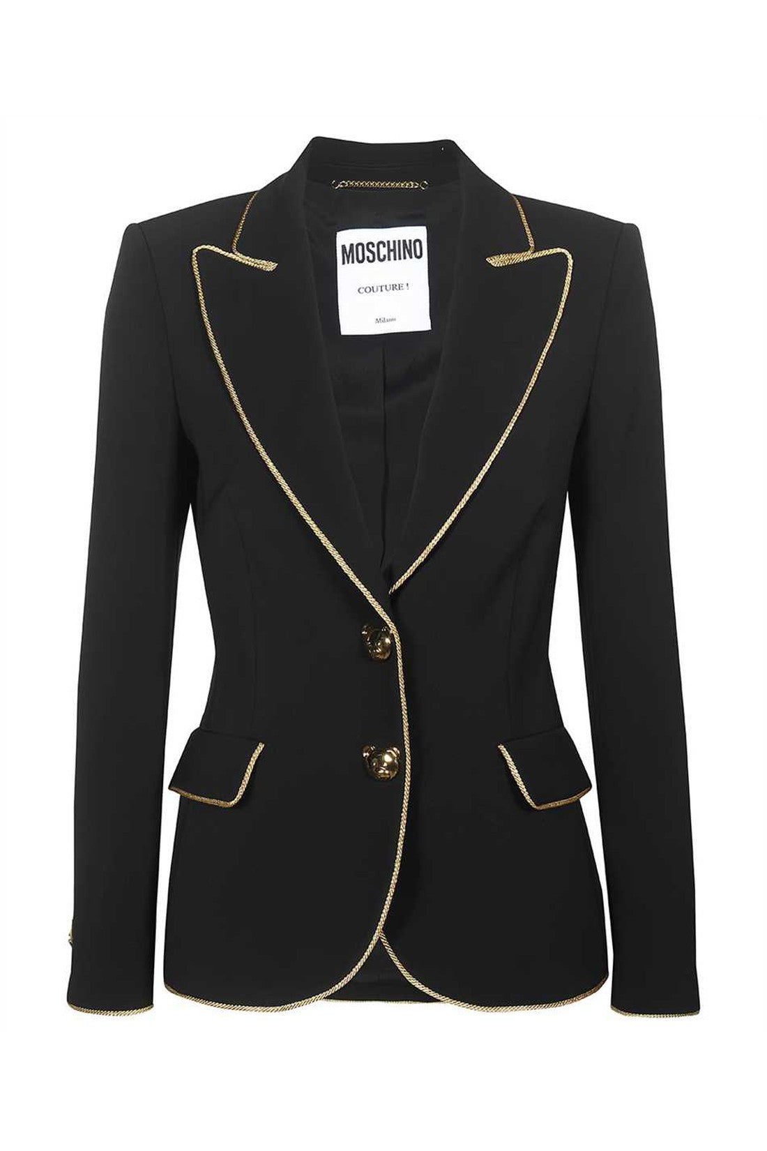 Moschino-OUTLET-SALE-Single-breasted two-button blazer-ARCHIVIST