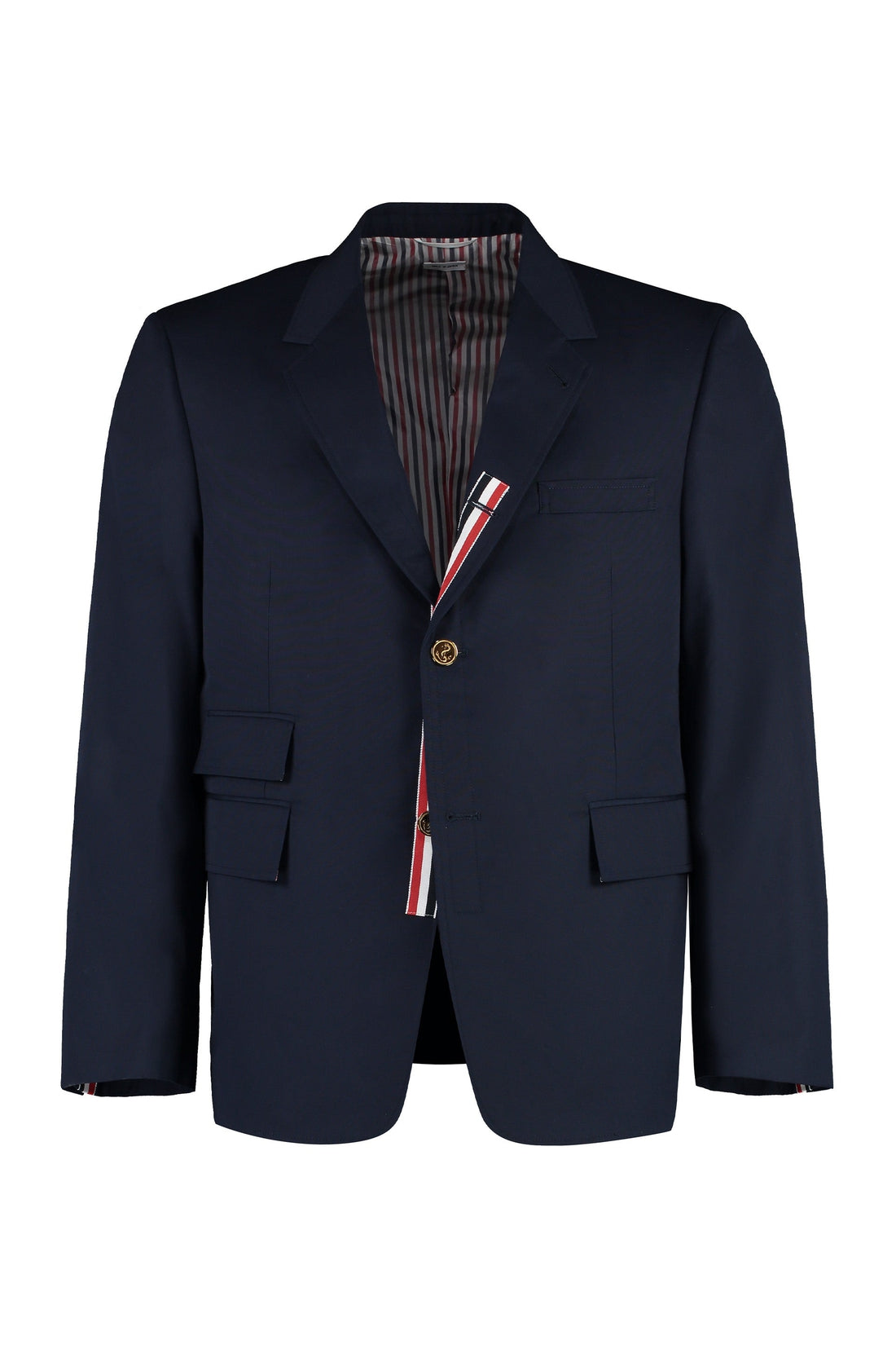 Thom Browne-OUTLET-SALE-Single-breasted two-button blazer-ARCHIVIST