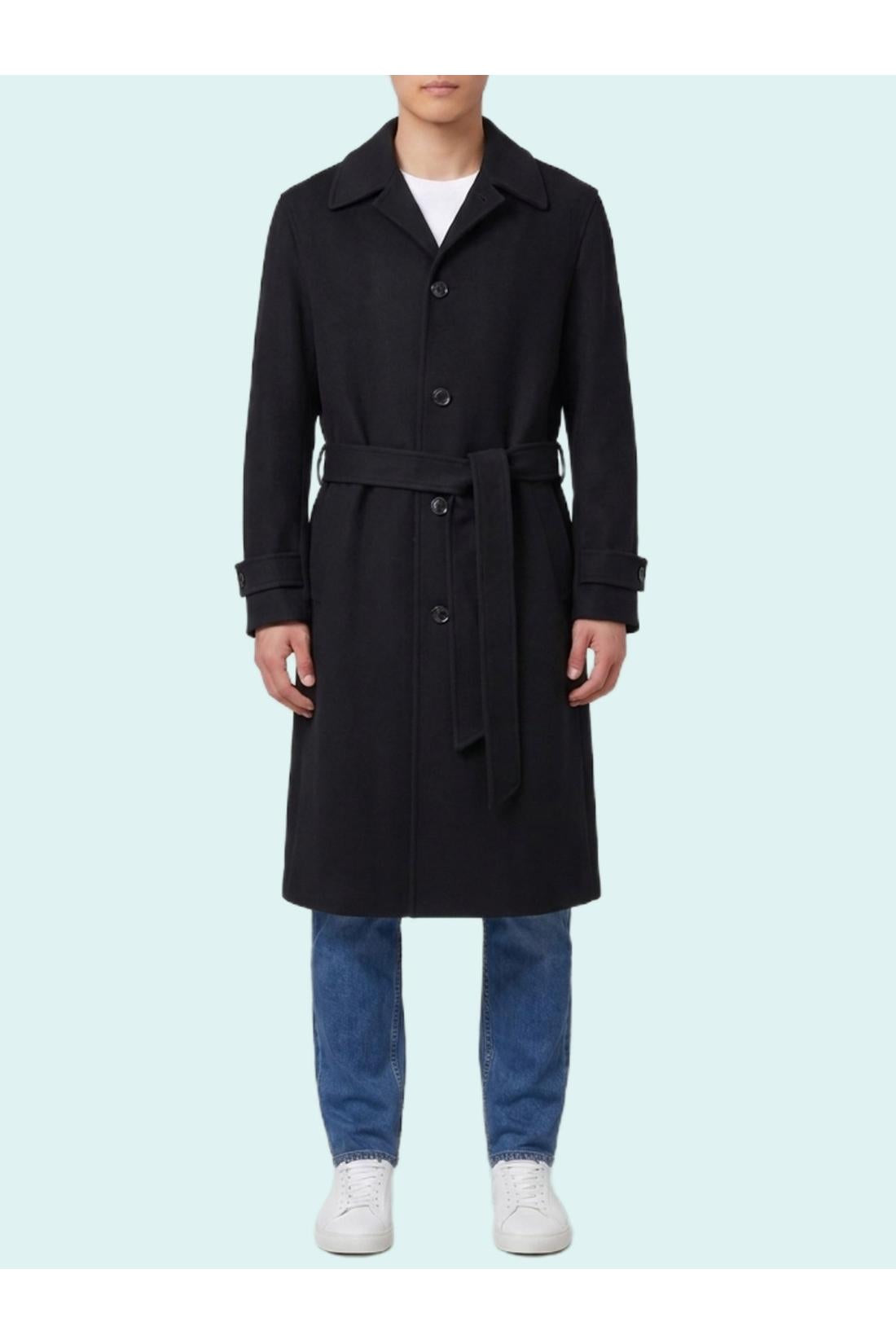 Lardini-OUTLET-SALE-Single-breasted virgin wool and cashmere coat-ARCHIVIST