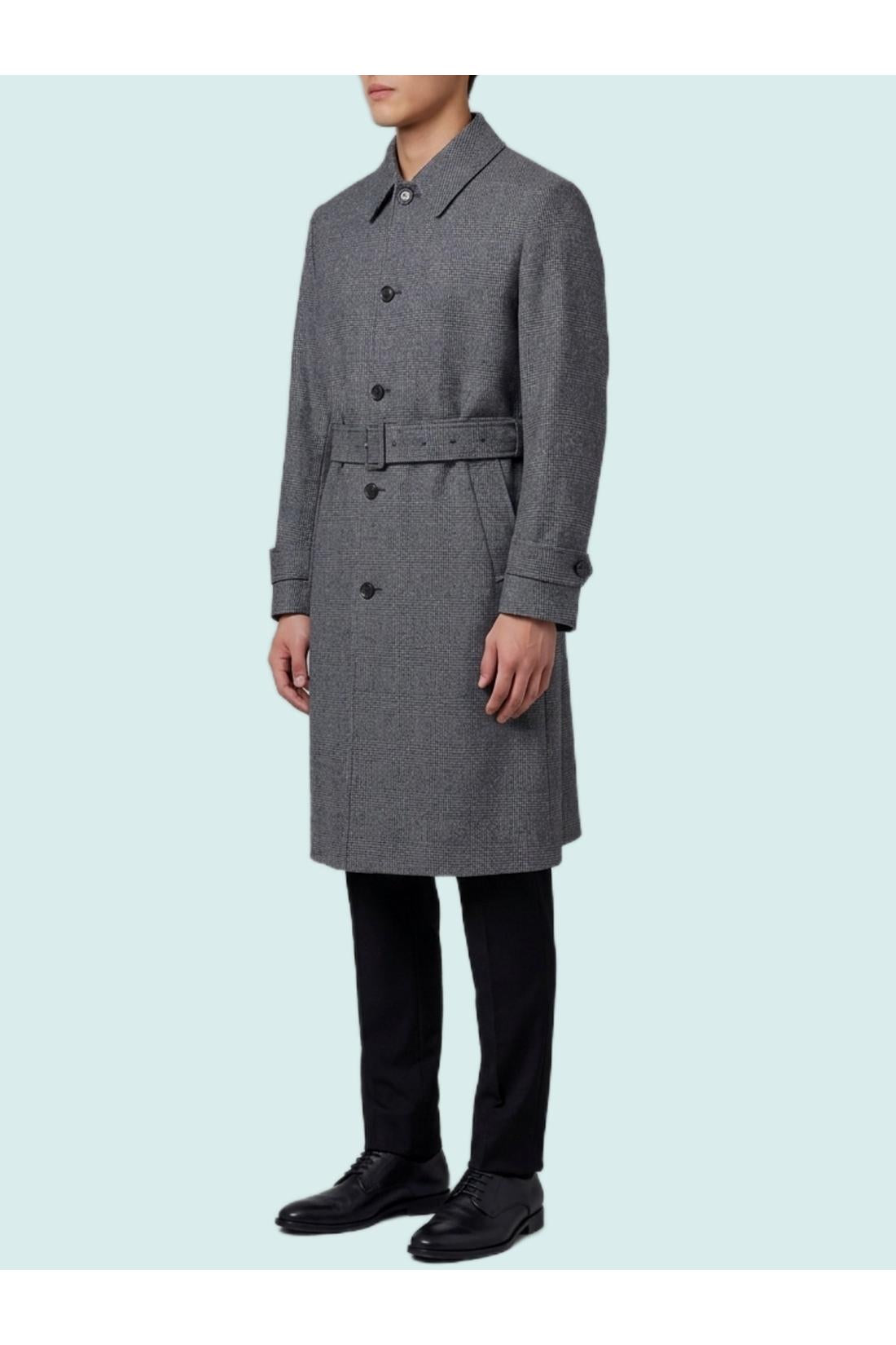 Lardini-OUTLET-SALE-Single-breasted virgin wool coat-ARCHIVIST