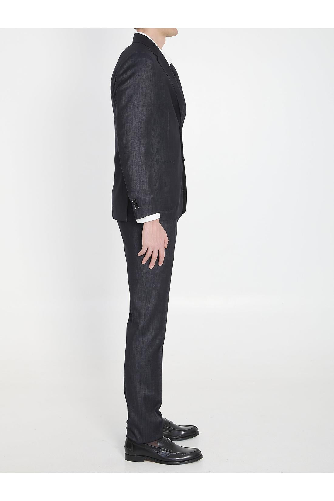 Single-breasted wool blend suit-Jacken & Mäntel-Lardini-OUTLET-ARCHIVIST-ARCHIVE-SALE