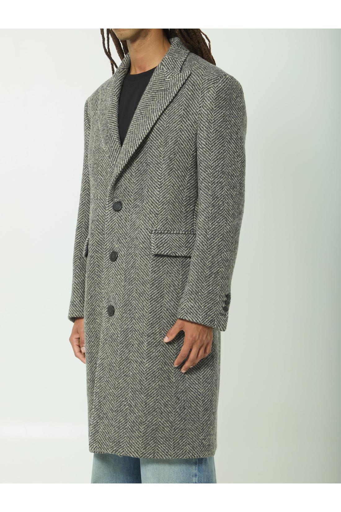 Golden Goose-OUTLET-SALE-Single-breasted wool coat-ARCHIVIST