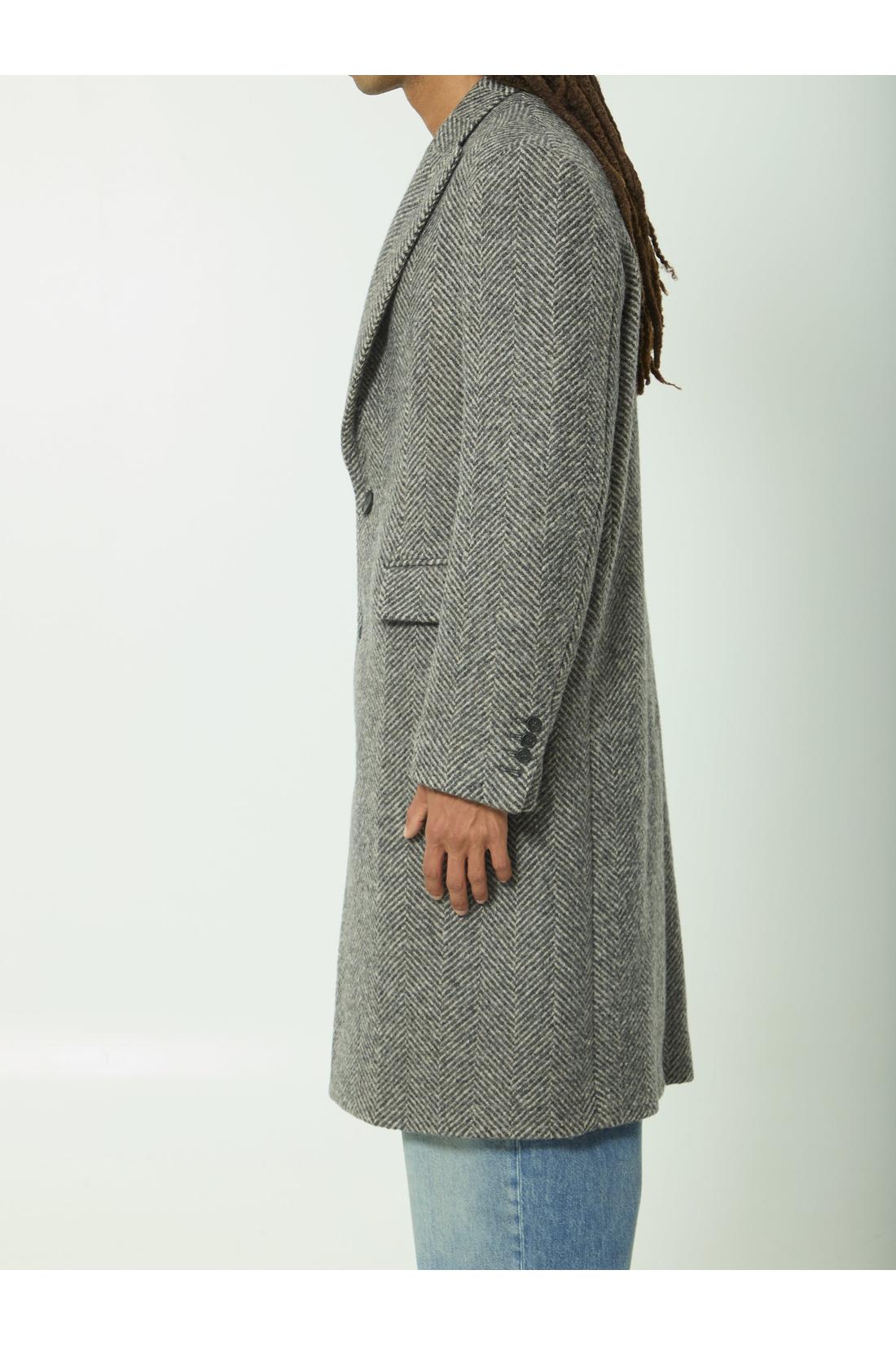 Golden Goose-OUTLET-SALE-Single-breasted wool coat-ARCHIVIST
