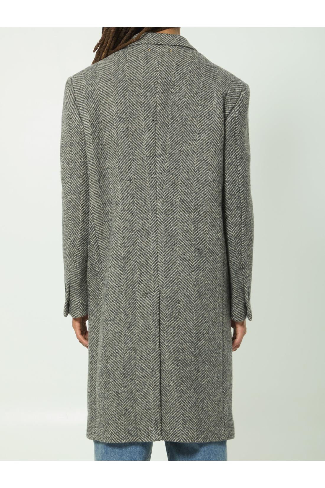 Golden Goose-OUTLET-SALE-Single-breasted wool coat-ARCHIVIST