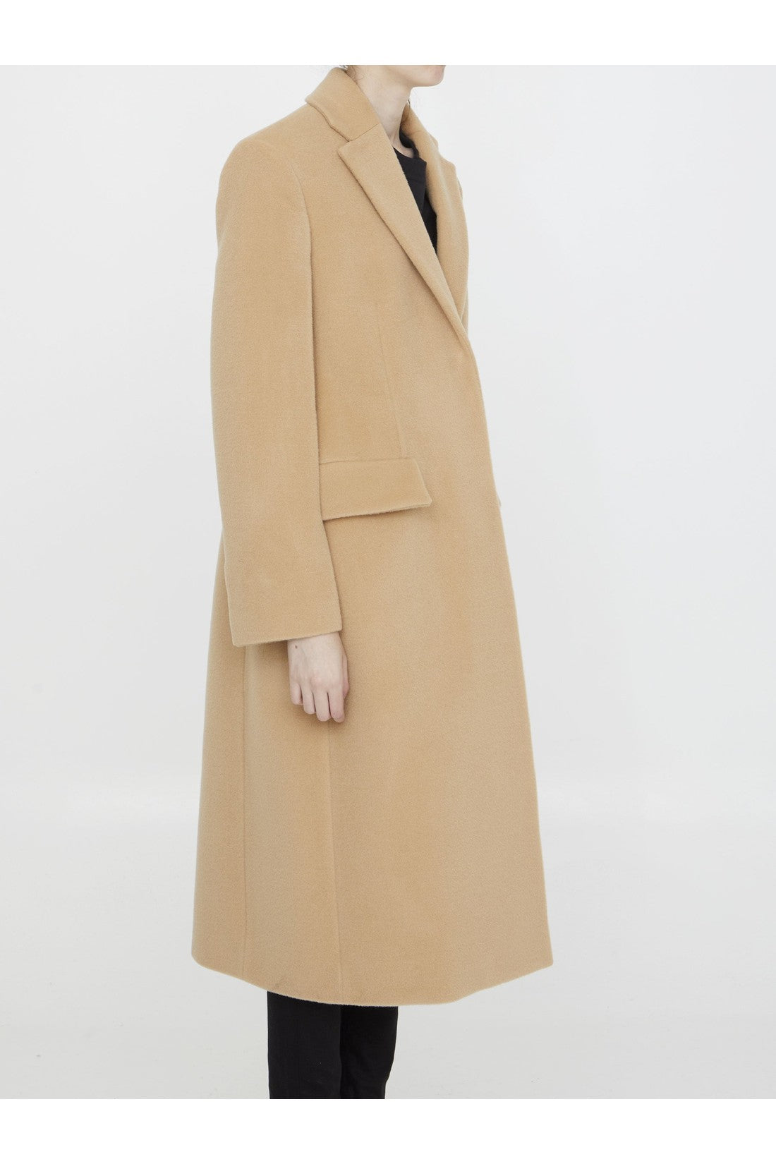 JIL SANDER-OUTLET-SALE-Single-breasted wool coat-ARCHIVIST