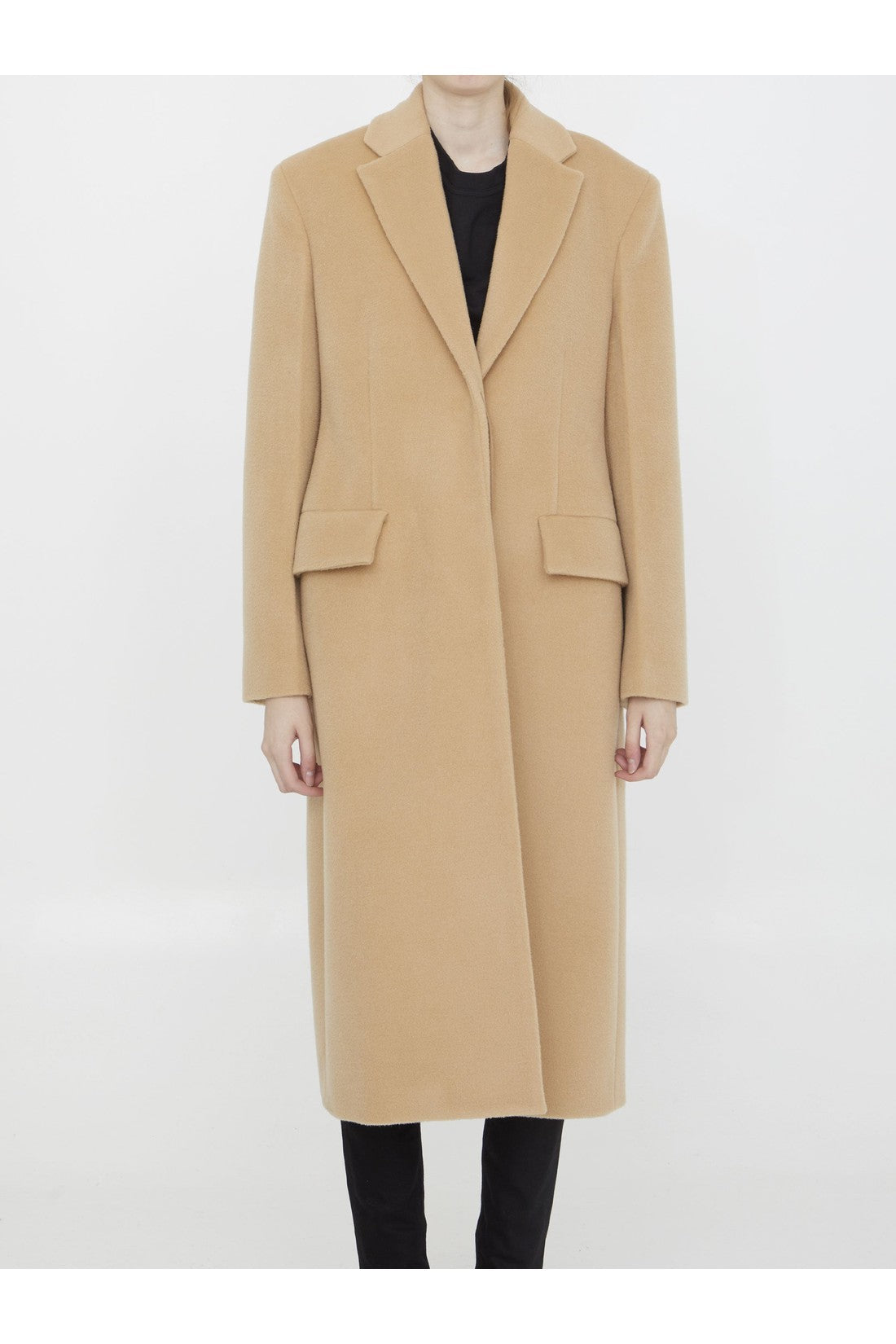 JIL SANDER-OUTLET-SALE-Single-breasted wool coat-ARCHIVIST