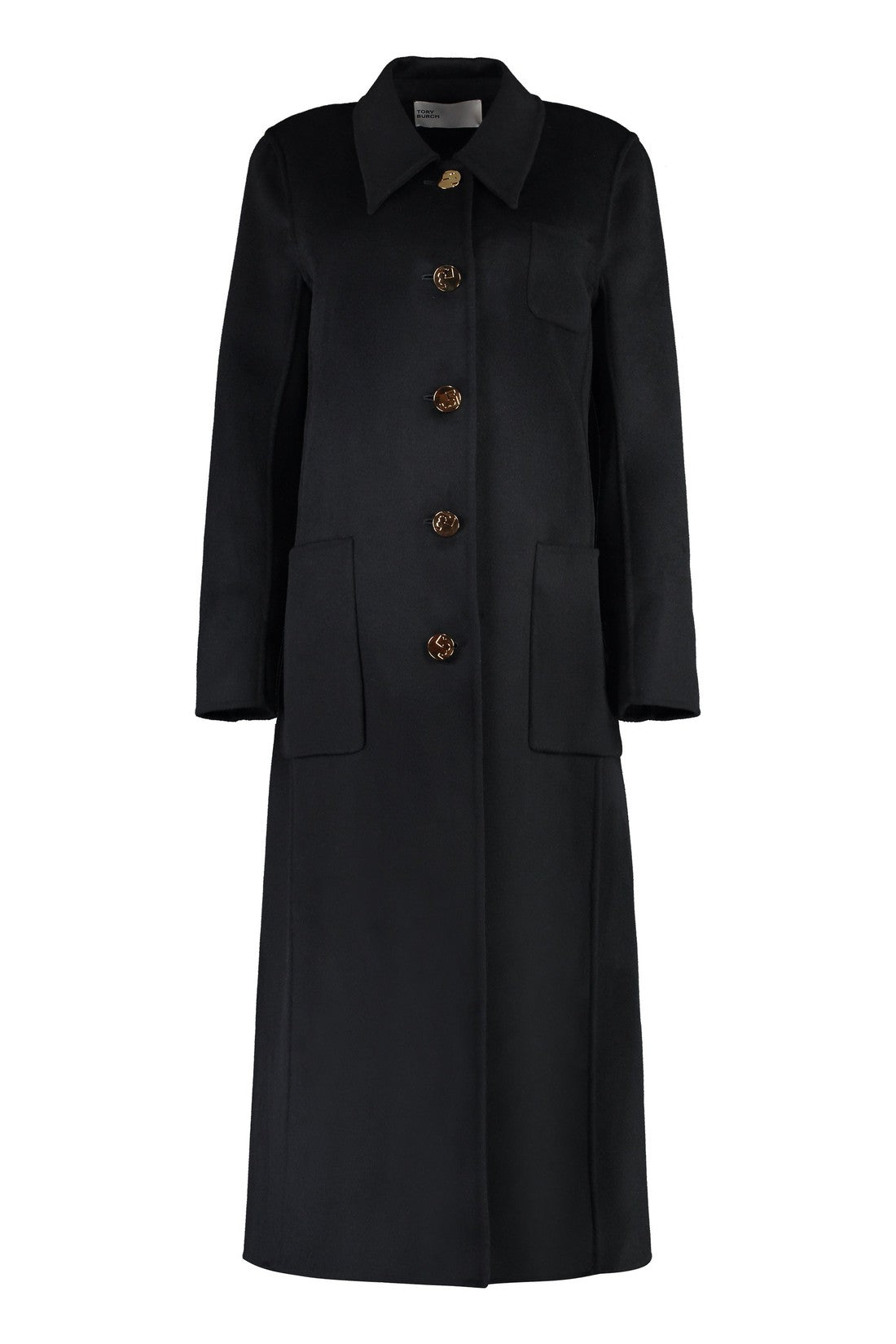 Tory Burch-OUTLET-SALE-Single-breasted wool coat-ARCHIVIST