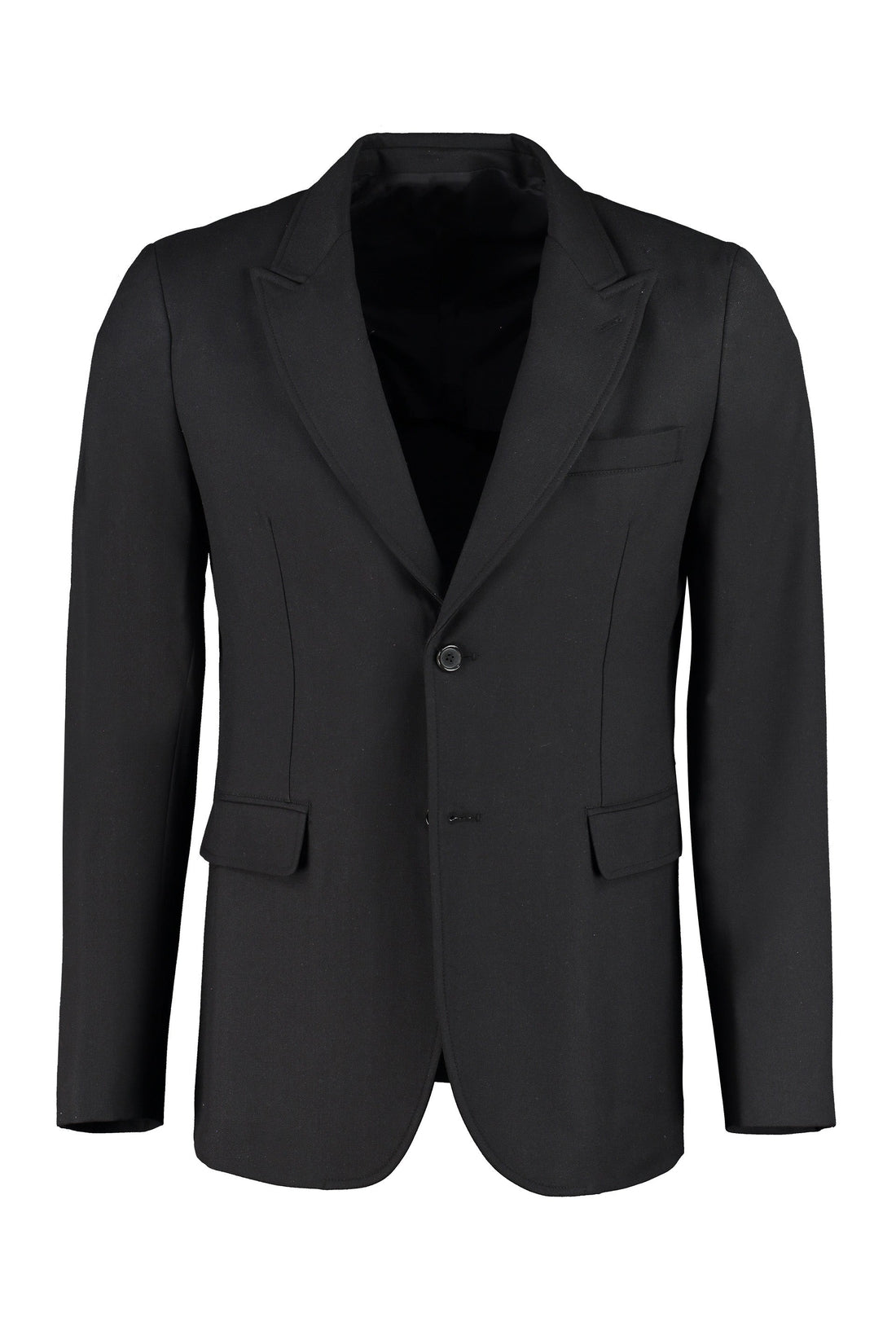 Comme des Garçons-OUTLET-SALE-Single-breasted wool jacket-ARCHIVIST
