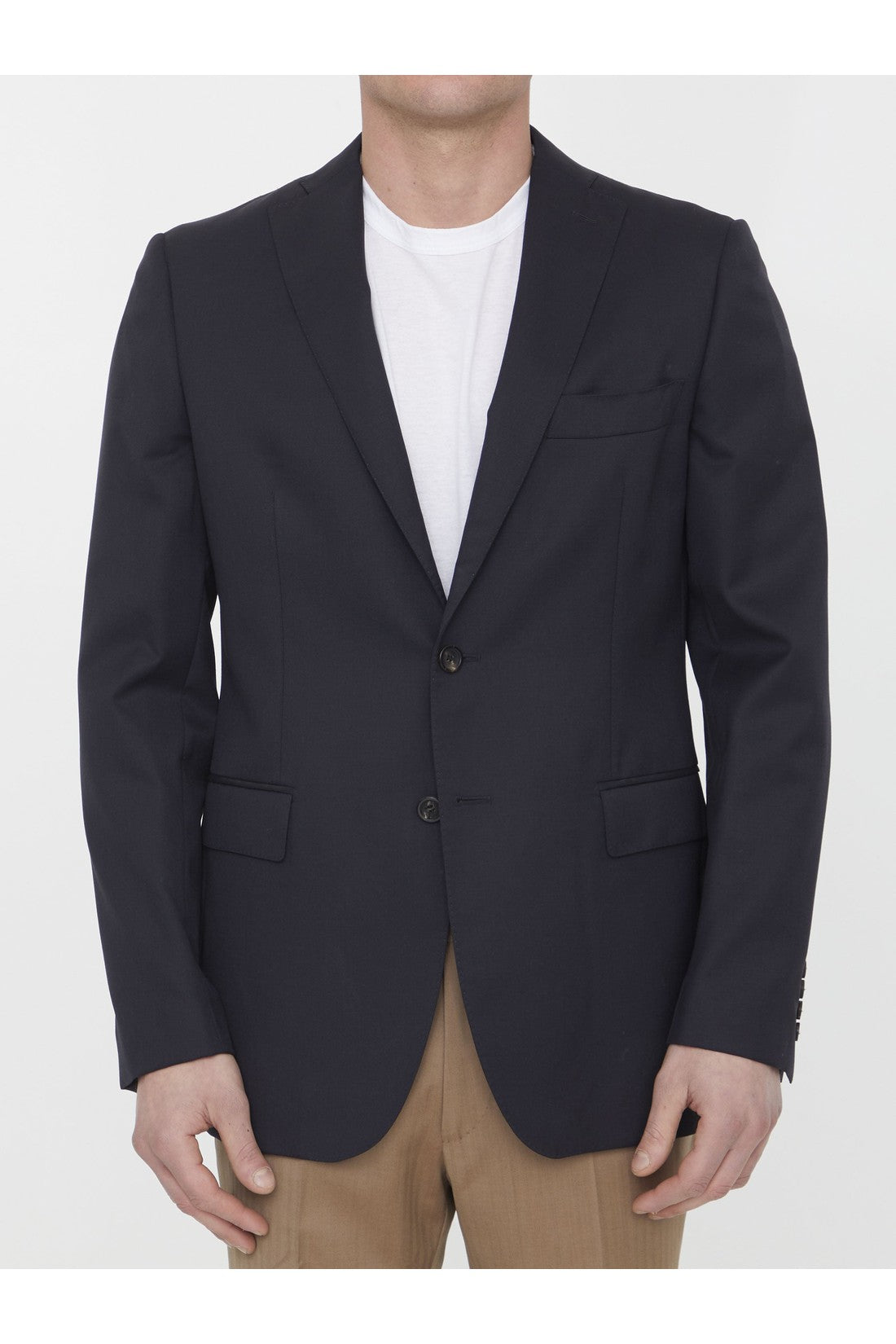 Tonello-OUTLET-SALE-Single-breasted wool jacket-ARCHIVIST