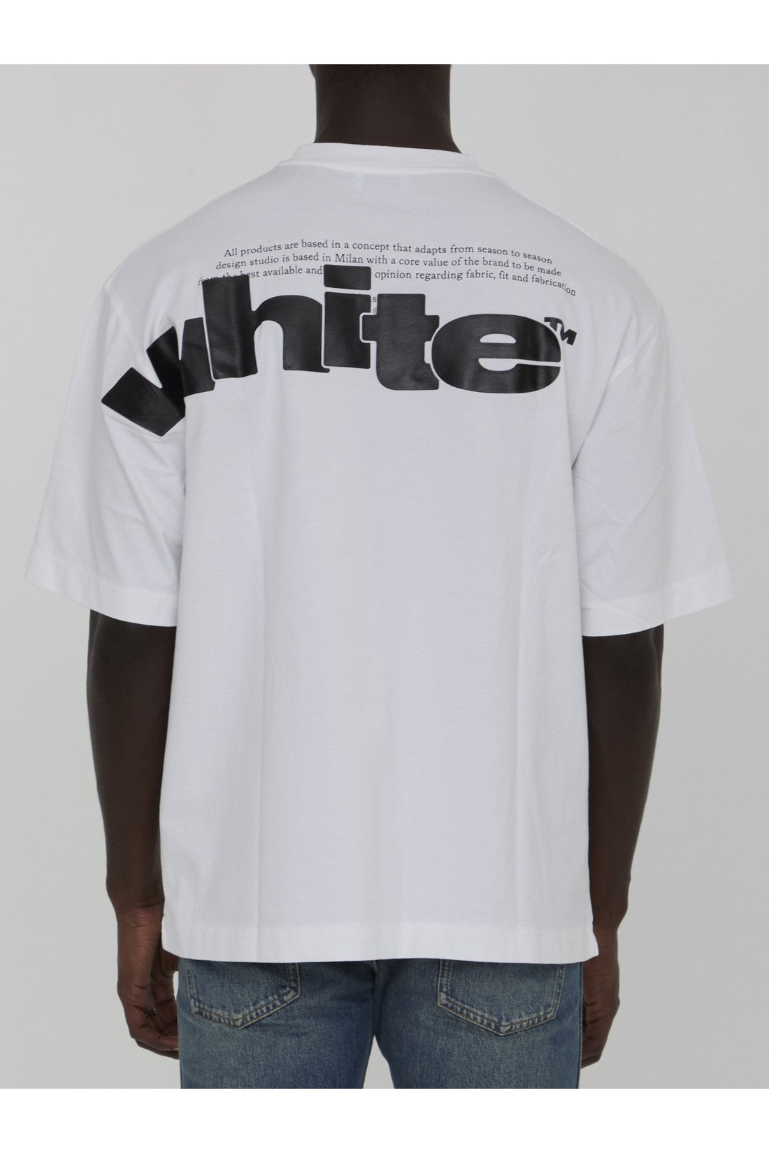 OFF WHITE-OUTLET-SALE-Skate t-shirt with Shared Logo-ARCHIVIST