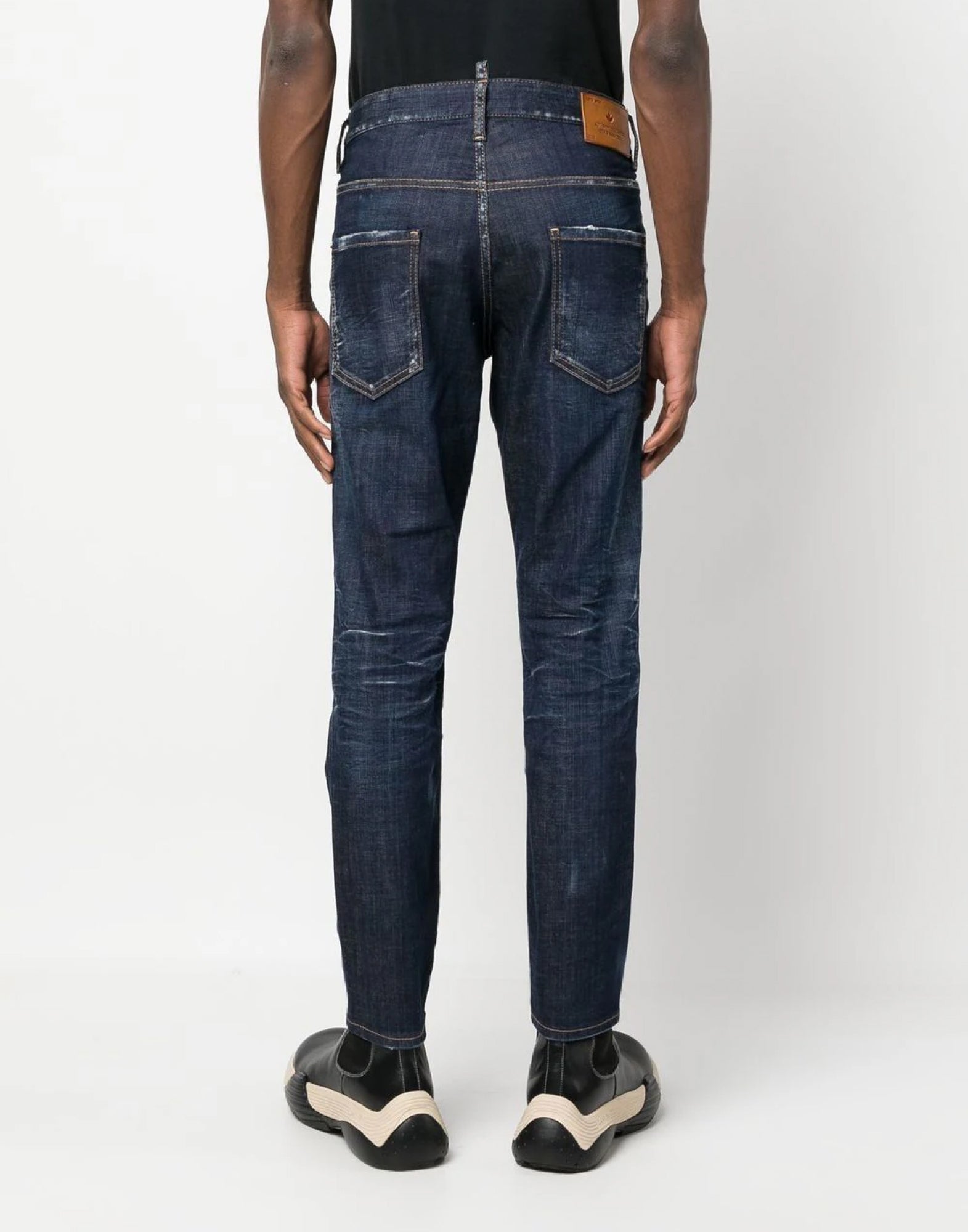 Dsquared2-OUTLET-SALE-Skater Skinny Fit Jeans-ARCHIVIST