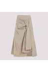 BOTTEGA VENETA-OUTLET-SALE-Skirt Beige-ARCHIVIST