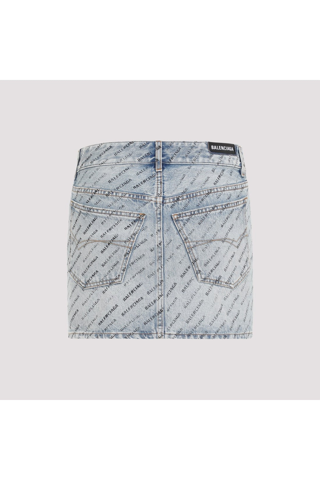 BALENCIAGA-OUTLET-SALE-Skirt Blau-ARCHIVIST