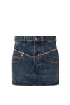 ISABEL MARANT-OUTLET-SALE-Skirt Blau-ARCHIVIST