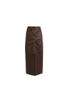 BRUNELLO CUCINELLI-OUTLET-SALE-Skirt Rot-ARCHIVIST