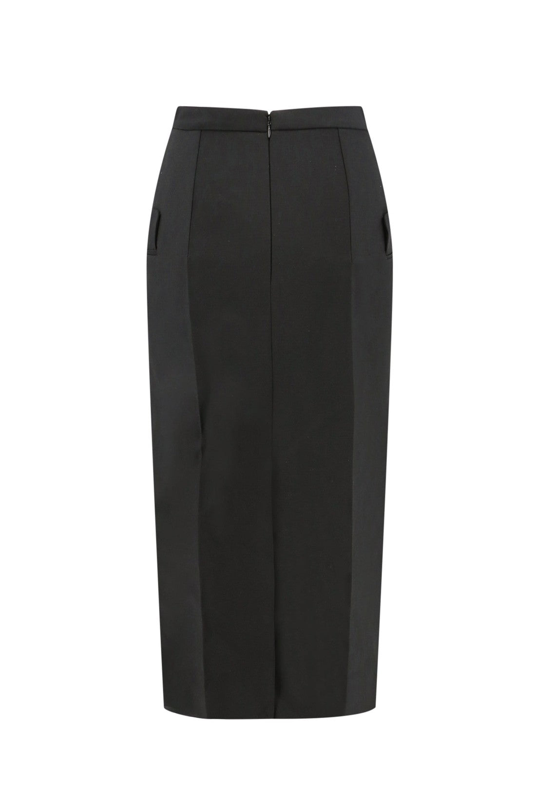 ALEXANDER MCQUEEN-OUTLET-SALE-Skirt Schwarz-ARCHIVIST