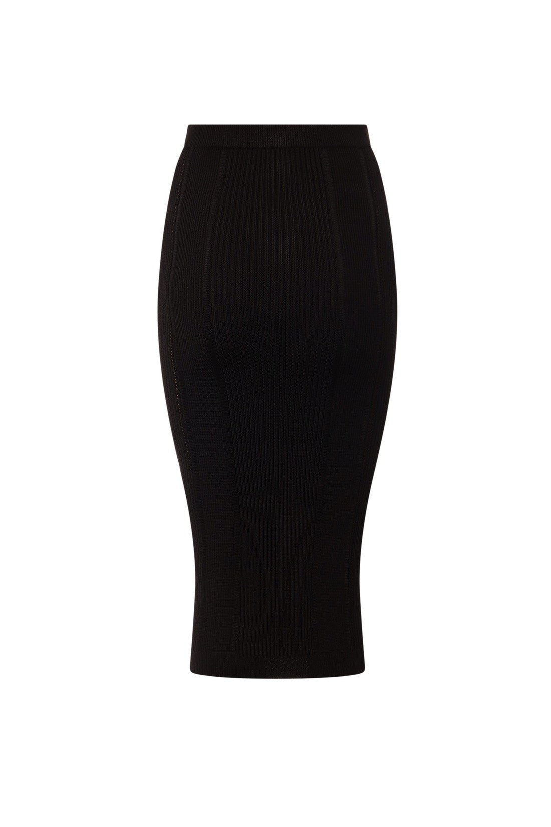 BALMAIN-OUTLET-SALE-Skirt Schwarz-ARCHIVIST