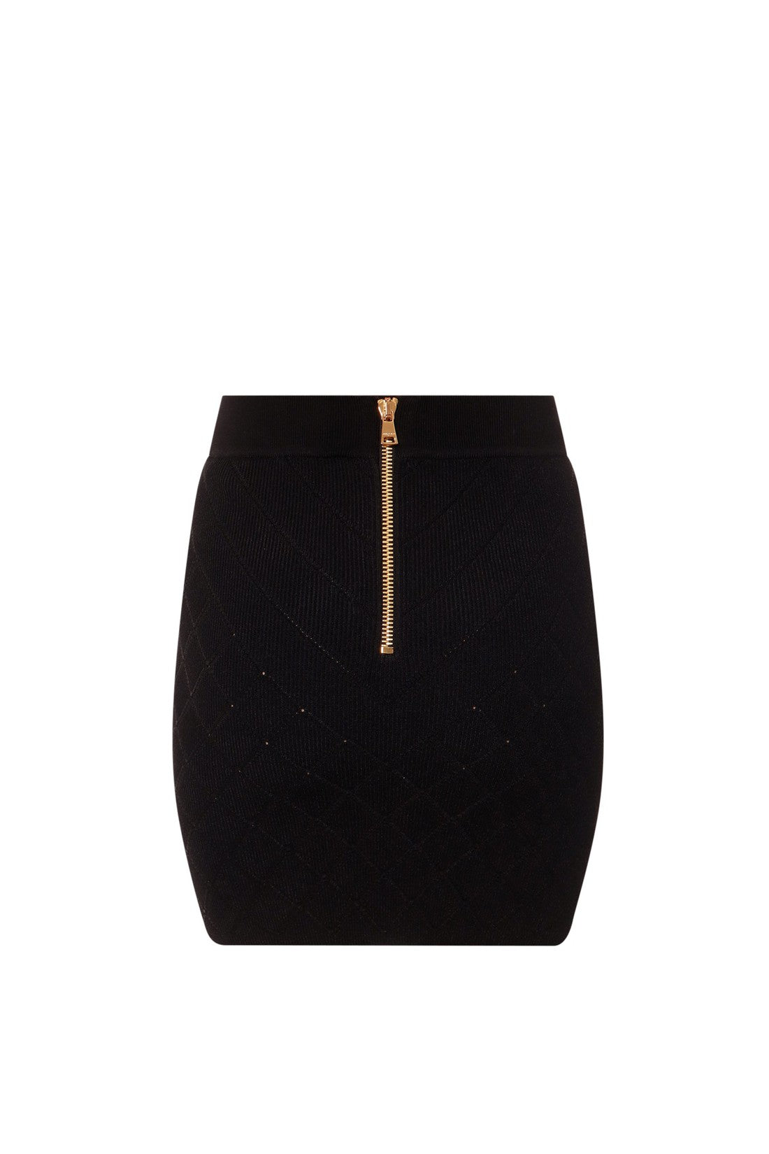 BALMAIN-OUTLET-SALE-Skirt Schwarz-ARCHIVIST