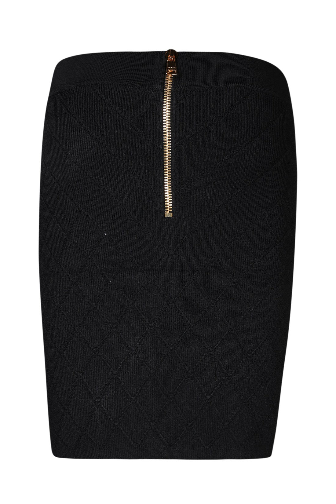 BALMAIN-OUTLET-SALE-Skirt Schwarz-ARCHIVIST